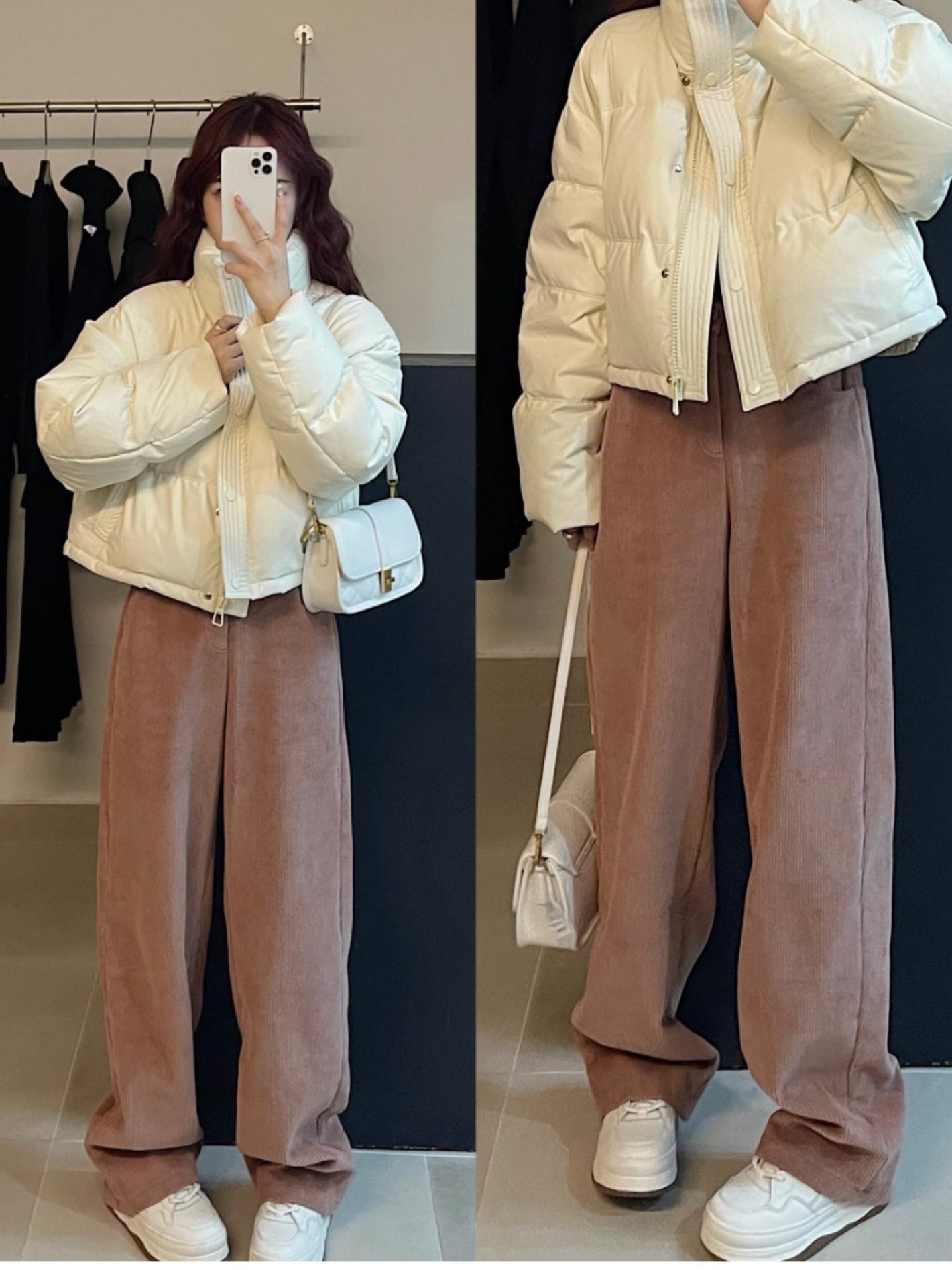 Men's Fashionable Padded Short Cotton Jacket