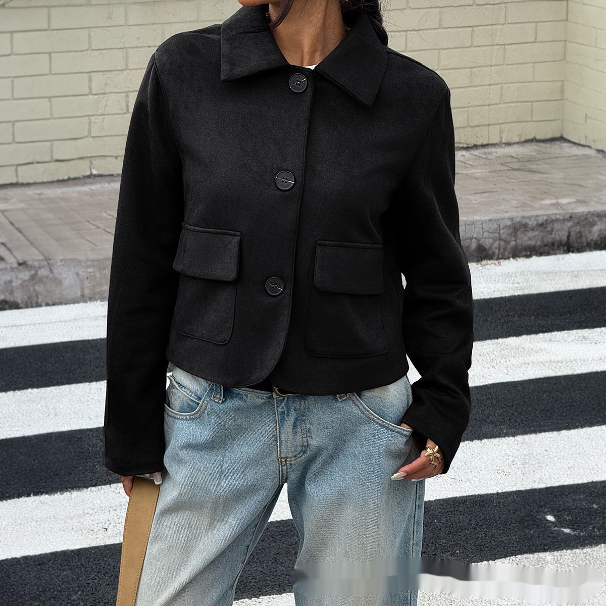 Simple Stylish Versatile Casual And Relaxed-fit Women's Jacket