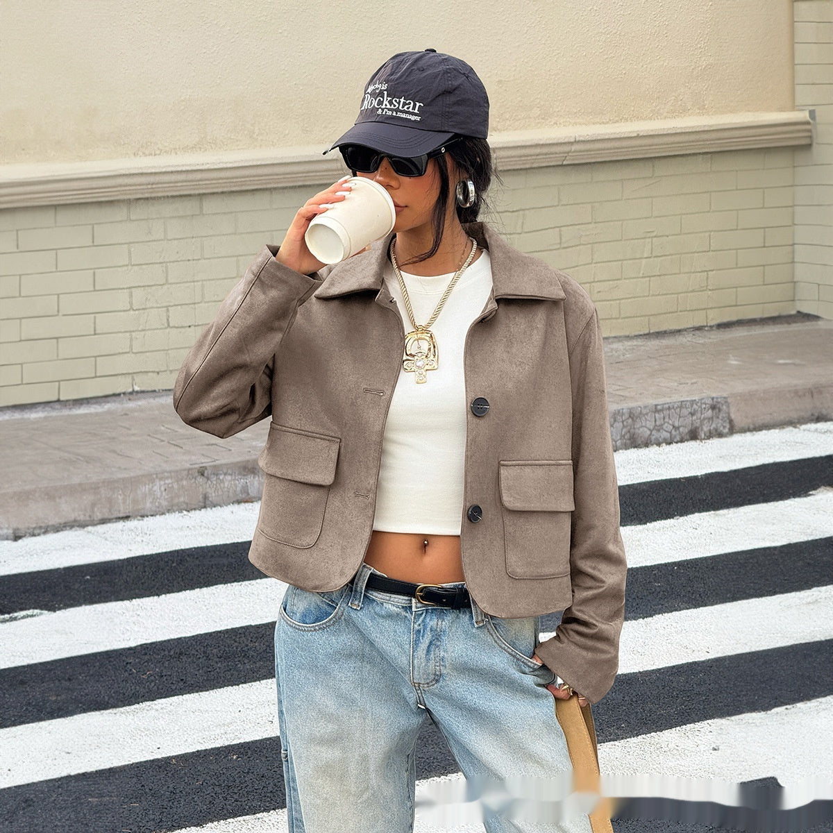 Simple Stylish Versatile Casual And Relaxed-fit Women's Jacket