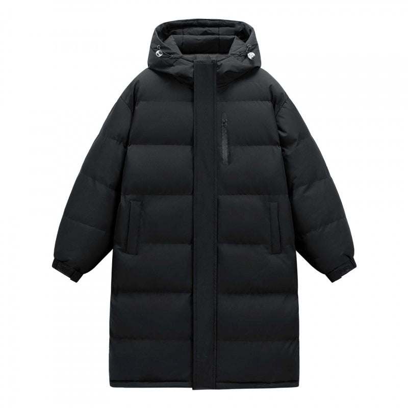 Women's Mid-length And Long Winter Coat With A Thickened Fur Collar