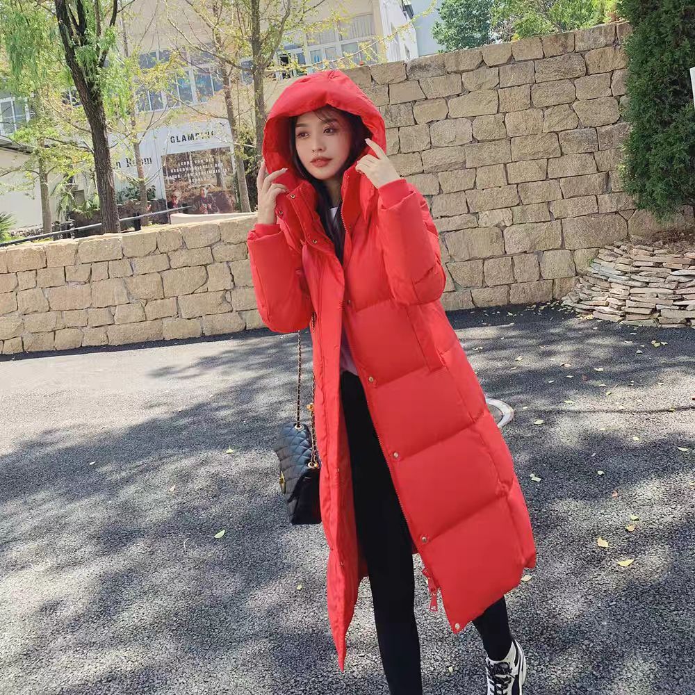 Off-season Down Jacket For Petite Women Long Style