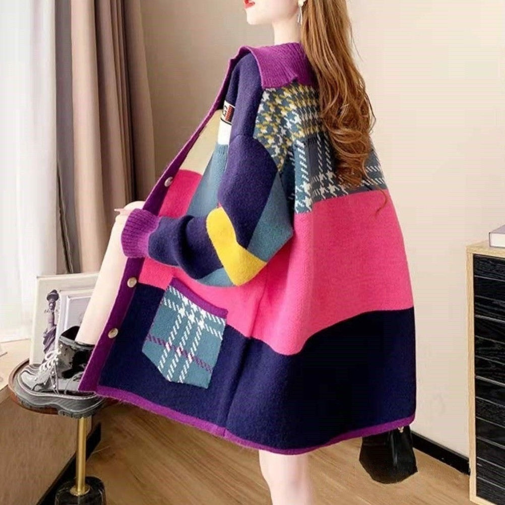 Knitted Cardigan Sweater Coat For Women