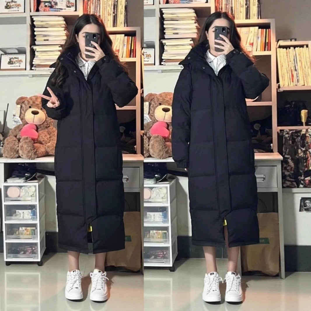 Over-the-knee Padded Down Jacket