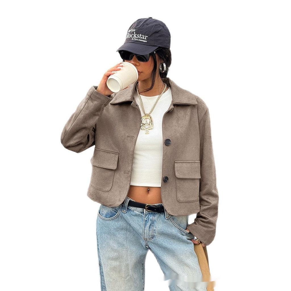 Simple Stylish Versatile Casual And Relaxed-fit Women's Jacket